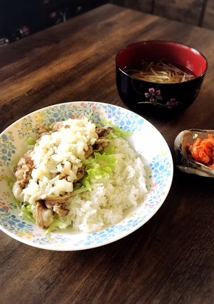 玉葱塩ダレの豚バラ丼♡-レシピのメイン写真