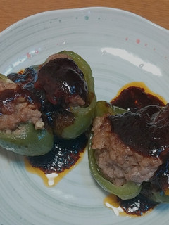 ピーマンの肉詰め-レシピのメイン写真