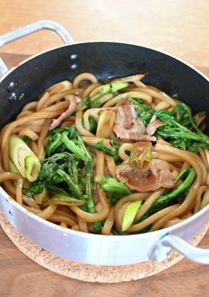すき焼きうどん-レシピのメイン写真