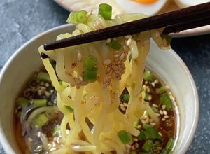 頑張らない日のピリ辛冷やしざるラーメン-レシピのメイン写真