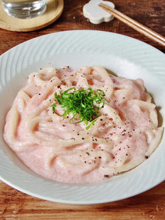 ☆簡単☆濃厚明太クリームうどん-レシピのメイン写真