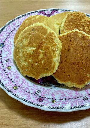 生おからとバナナの米粉ホットケーキ-レシピのメイン写真