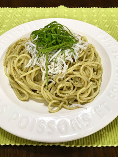 大葉としらすのジェノベーゼパスタ♪-レシピのメイン写真