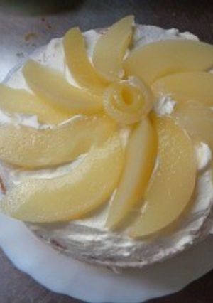 ふわふわスポンジのモモ缶ケーキ-レシピのメイン写真