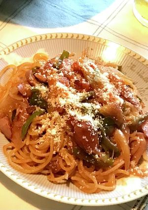 ケチャッピーで作るナポリタン-レシピのメイン写真