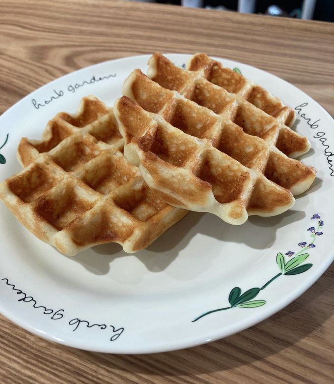 ふわカリもちっ！米粉のバナナワッフル-レシピのメイン写真