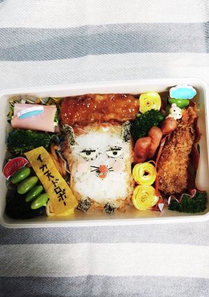 パンどろぼう　キャラ弁-レシピのメイン写真