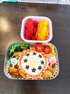 パーティー風弁当☆幼稚園用☆年少-レシピのメイン写真