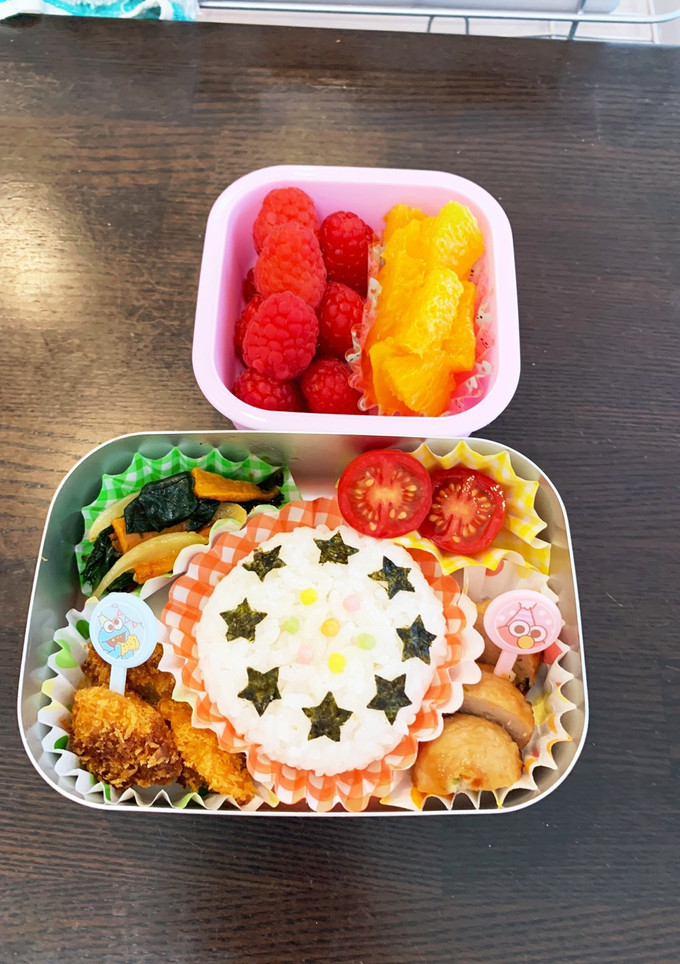 パーティー風弁当☆幼稚園用☆年少-レシピのメイン写真