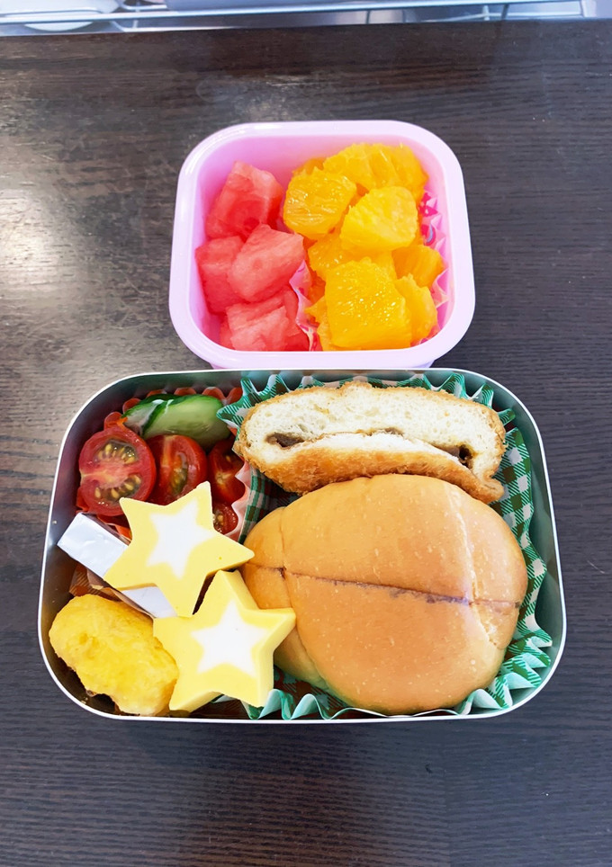 パン弁当☆幼稚園用☆年少-レシピのメイン写真