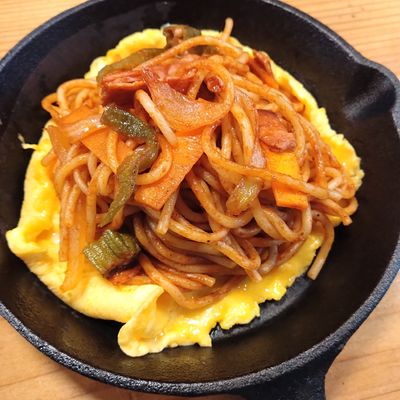喫茶店風！！オムナポリタン by ゆうじパパ 【クックパッド