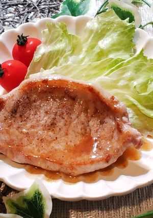 だしレモンソースで豚ステーキ-レシピのメイン写真