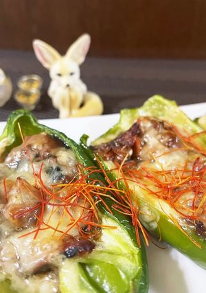 さんま缶ピーマンチーズ焼き-レシピのメイン写真