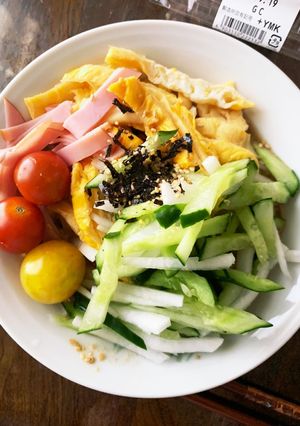お一人様☆市販の冷やし中華本格ごま隠し味-レシピのメイン写真