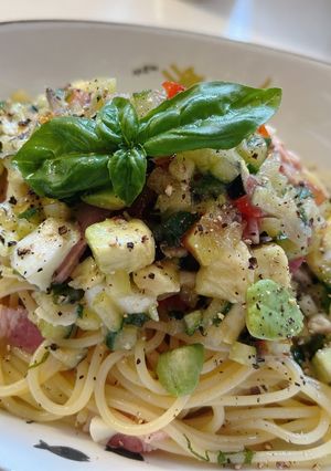 冷製パスタ　名物"山形のだし"を使って-レシピのメイン写真