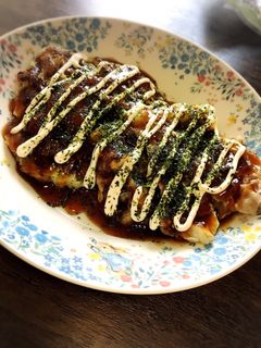 長芋で♡とろとろお好み焼き♡-レシピのメイン写真