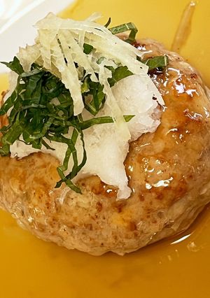 鶏ひき肉の和風ハンバーグ-レシピのメイン写真