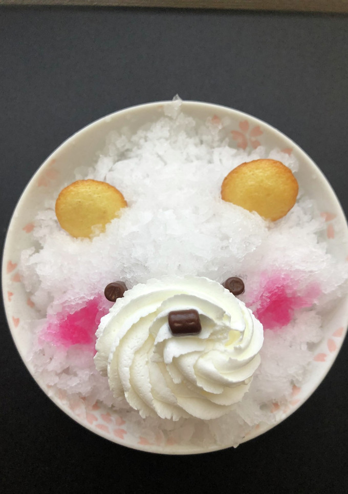 ふわふわ♡くまちゃんかき氷-レシピのメイン写真