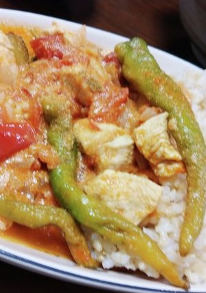 今年の夏カレーをレッドカレーペーストで-レシピのメイン写真