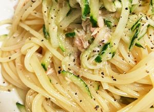 混ぜるだけ！ツナときゅうりの冷製パスタ-レシピのメイン写真