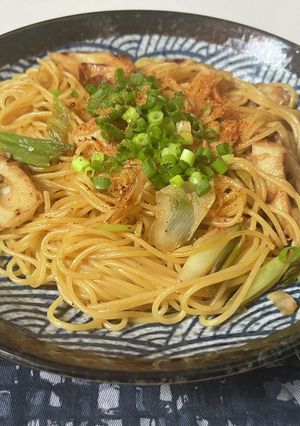 スパゲティ・ちくわの蒲焼き-レシピのメイン写真