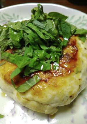 しっかり歯応え鶏和風ハンバーグ-レシピのメイン写真