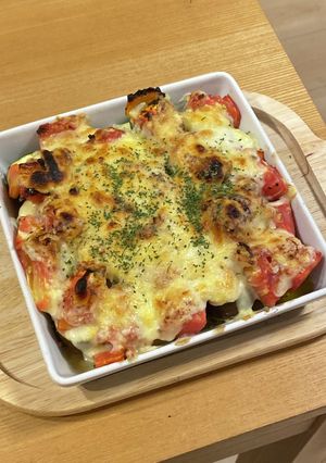 塩麹で⭐︎夏野菜のチーズ焼き-レシピのメイン写真