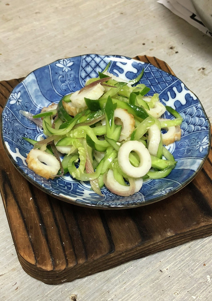 きゅうりとちくわのにんにく梅和え-レシピのメイン写真