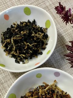 赤紫蘇とじゃこのふりかけ風♪-レシピのメイン写真