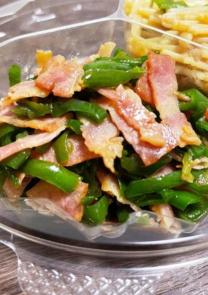 ピーマンとベーコンのコンソメ醤油-レシピのメイン写真