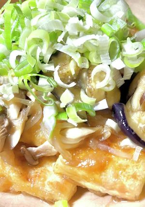 豆腐ステーキ〜玉ねぎソースがけ-レシピのメイン写真