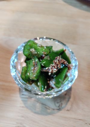 火を使わない無限∞生ピーマン-レシピのメイン写真