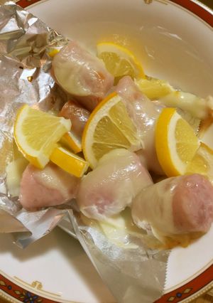 おつまみ!ソーセージとレモンのチーズ焼き-レシピのメイン写真