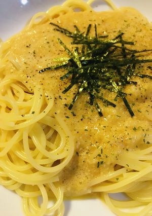 かまあげぶっかけパスタ●やまかけパスタ-レシピのメイン写真
