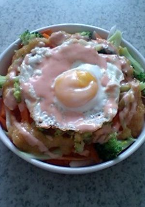■ヘルシ~!野菜ロコモコ風♪-レシピのメイン写真