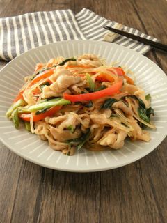 豚肉とたっぷり野菜のチャプチェ-レシピのメイン写真