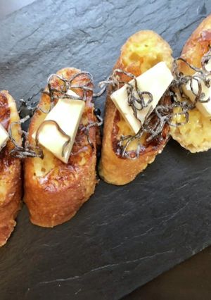 クリームチーズ塩昆布フレンチトースト-レシピのメイン写真