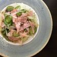 簡単♪もずく酢でハムときゅうりのマリネ