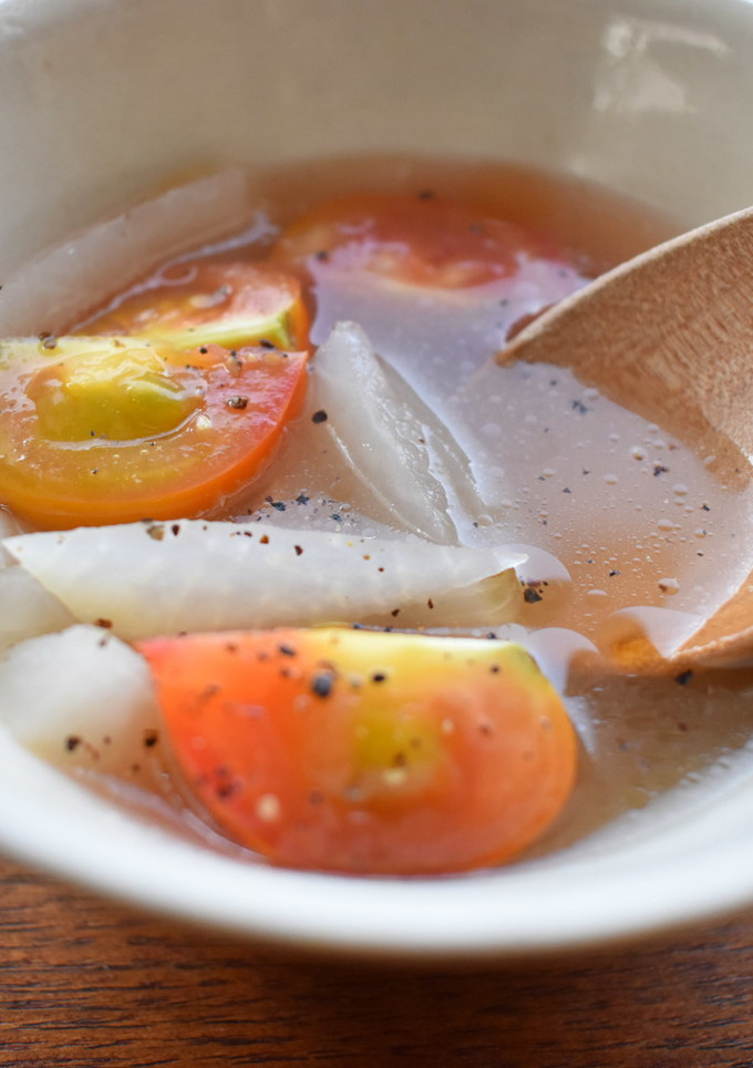 大根とトマトの中華風スープ-レシピのメイン写真