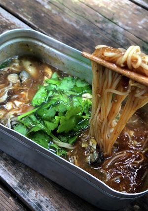 ▲山ごはん▲牡蠣麺線-レシピのメイン写真