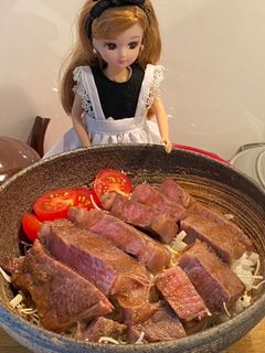 リカちゃん♡ステーキ丼*:☆.。-レシピのメイン写真