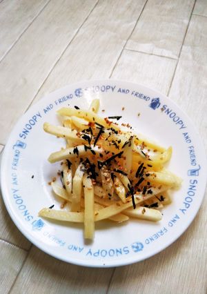 レンチン★簡単★ふりかけポテト-レシピのメイン写真