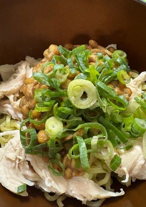 一人暮らしヘルシースタミナ白だし麺-レシピのメイン写真