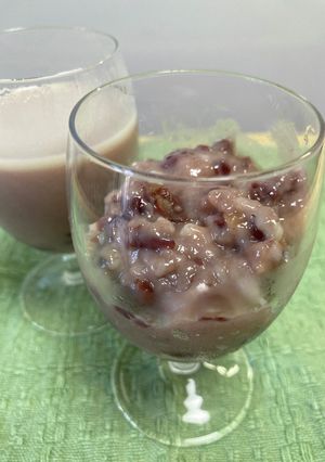 即席おやつ☆茹であずきと豆乳デザート☆-レシピのメイン写真