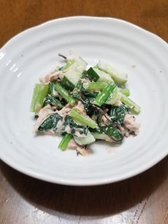 小松菜サラダ-レシピのメイン写真