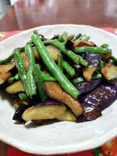 なすといんげんのナンプラー炒め-レシピのメイン写真