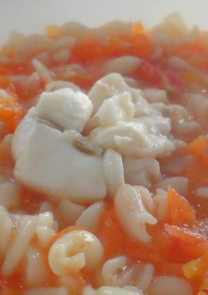 ☆Love離乳食☆トマトと鯛のパスタ-レシピのメイン写真