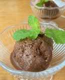 お豆腐とバナナで☆チョコアイス