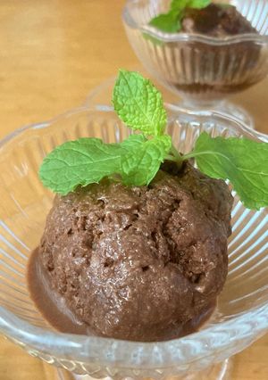 お豆腐とバナナで☆チョコアイス-レシピのメイン写真