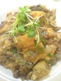 厚揚げとひき肉のオイスターソース炒め-レシピのメイン写真